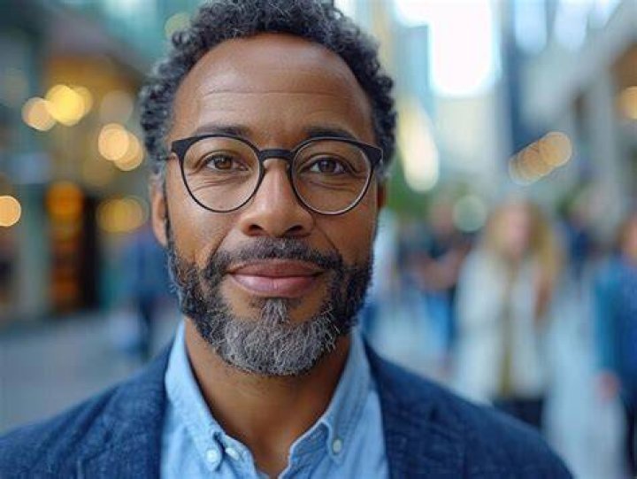 a person wearing glasses