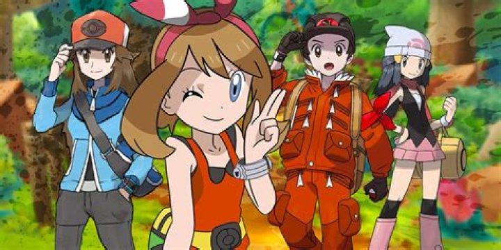 A Pok&eacute;mon Trainer and their Empoleon stood outside of Canalave City Gym in Pok&eacute;mon Brilliant Diamond and Shining Pearl.