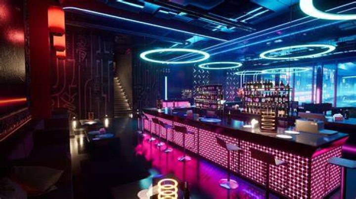 An image of a nightclub in GTA Online.