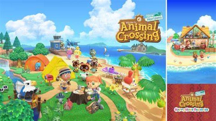 Animal Crossing New Horizons. The player is stood on the left and smiling at Zipper T.Bunny on Bunny Day.