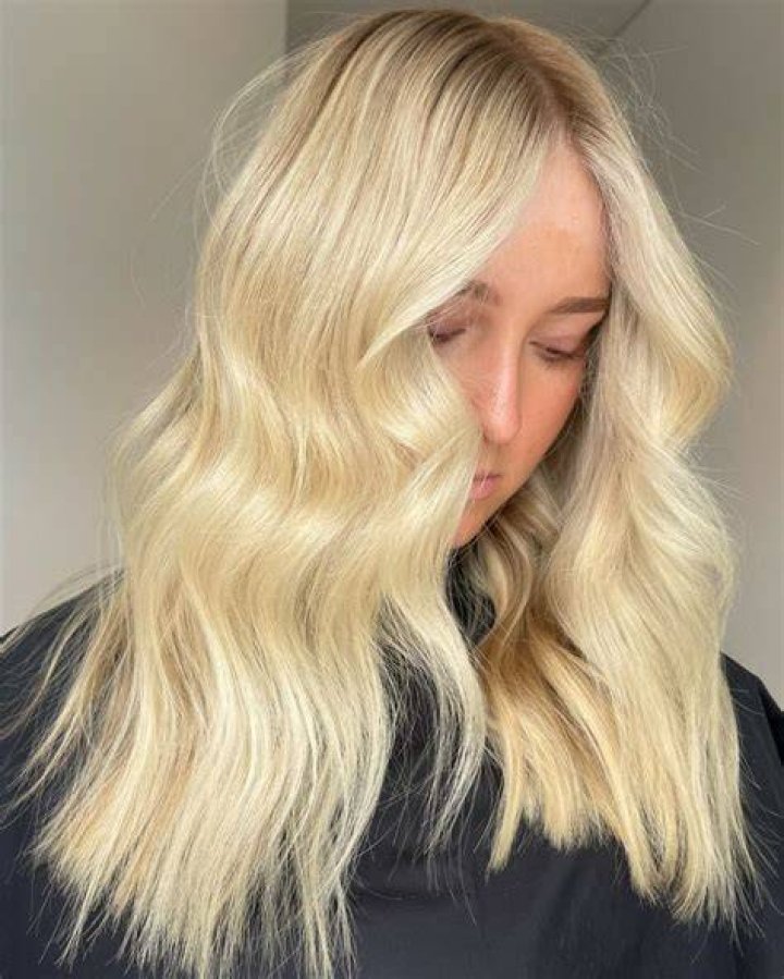 Bleached Blonde Hair Colour Ideas