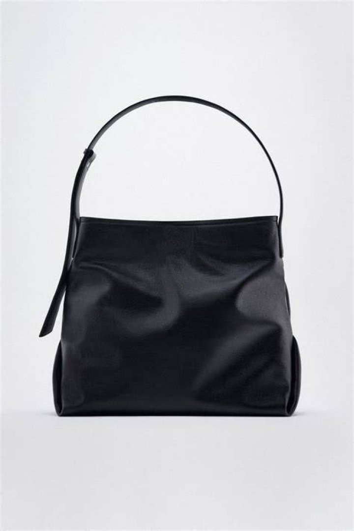 Bolso saca L piel negro