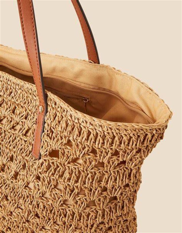 Craft Raffia Tote Bag Craft Raffia Tote Bag