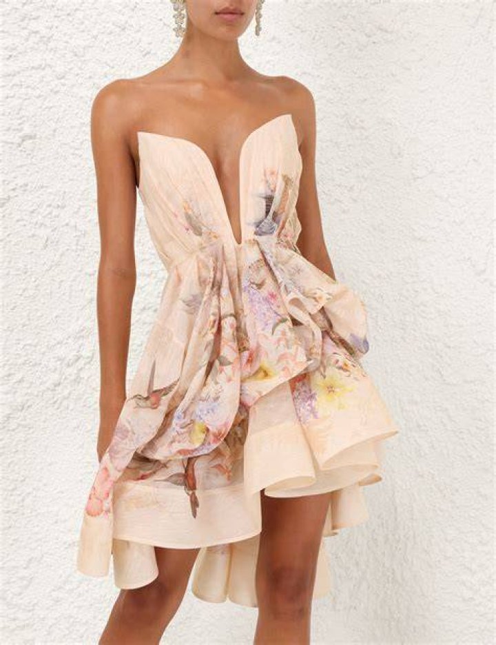 Draped Mini Dress Draped Mini Dress