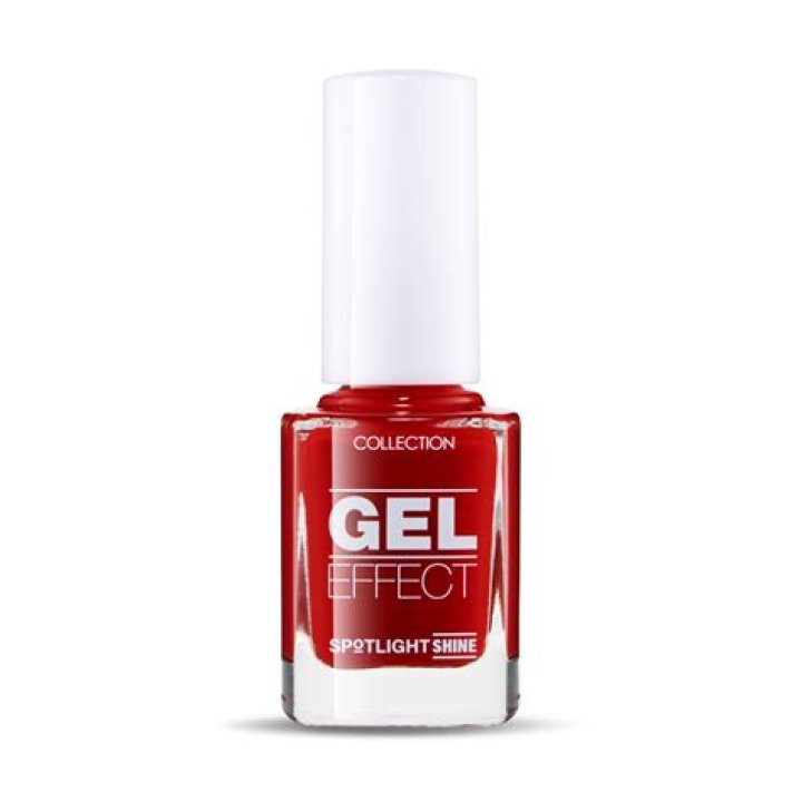 Gel Effect Nail Varnish in Black Taxi 