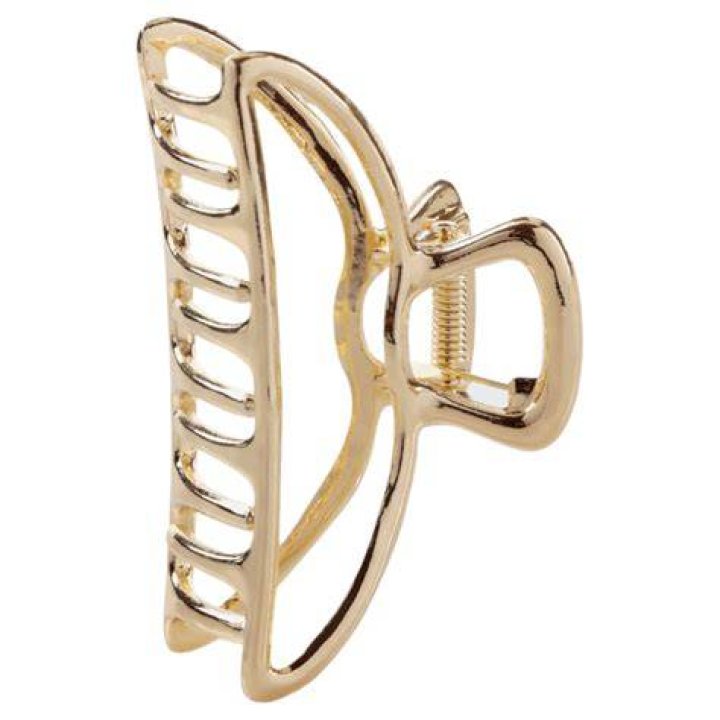 Gold Open Shape Claw Clip
