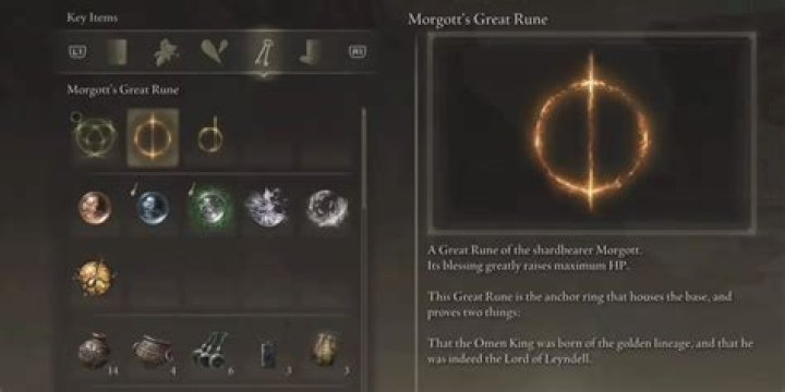 How does Morgot’s Great Rune work?