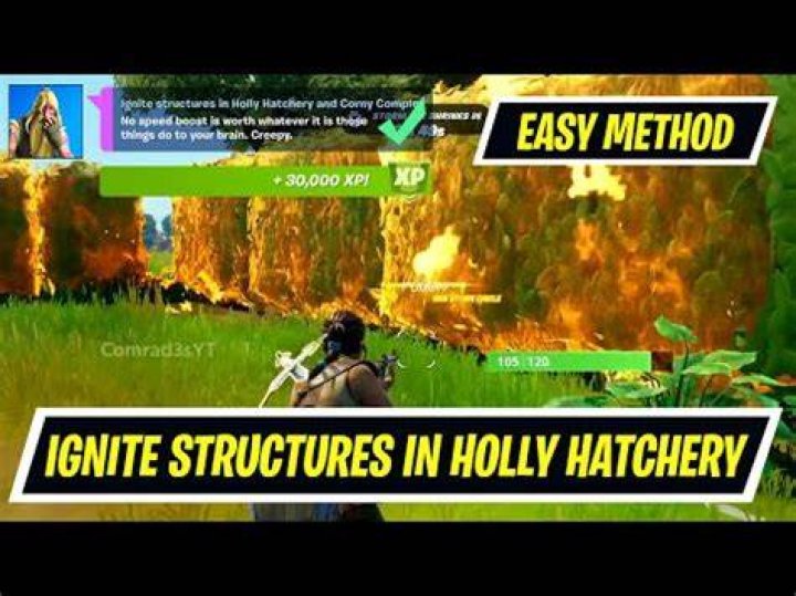 How to ignite structures at Holly Hatchery and Corny Complex