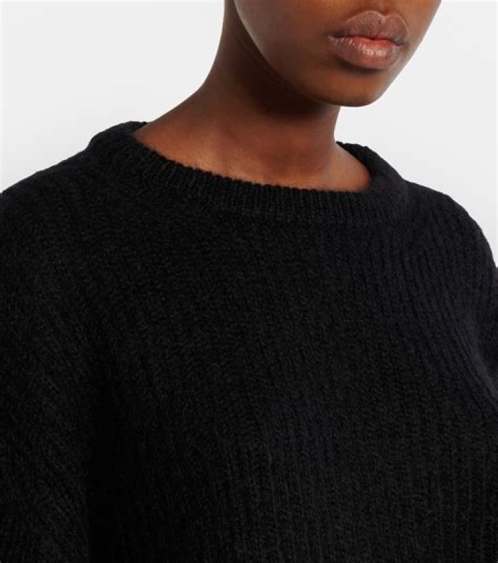Jersey mohair Techno-Farm negro