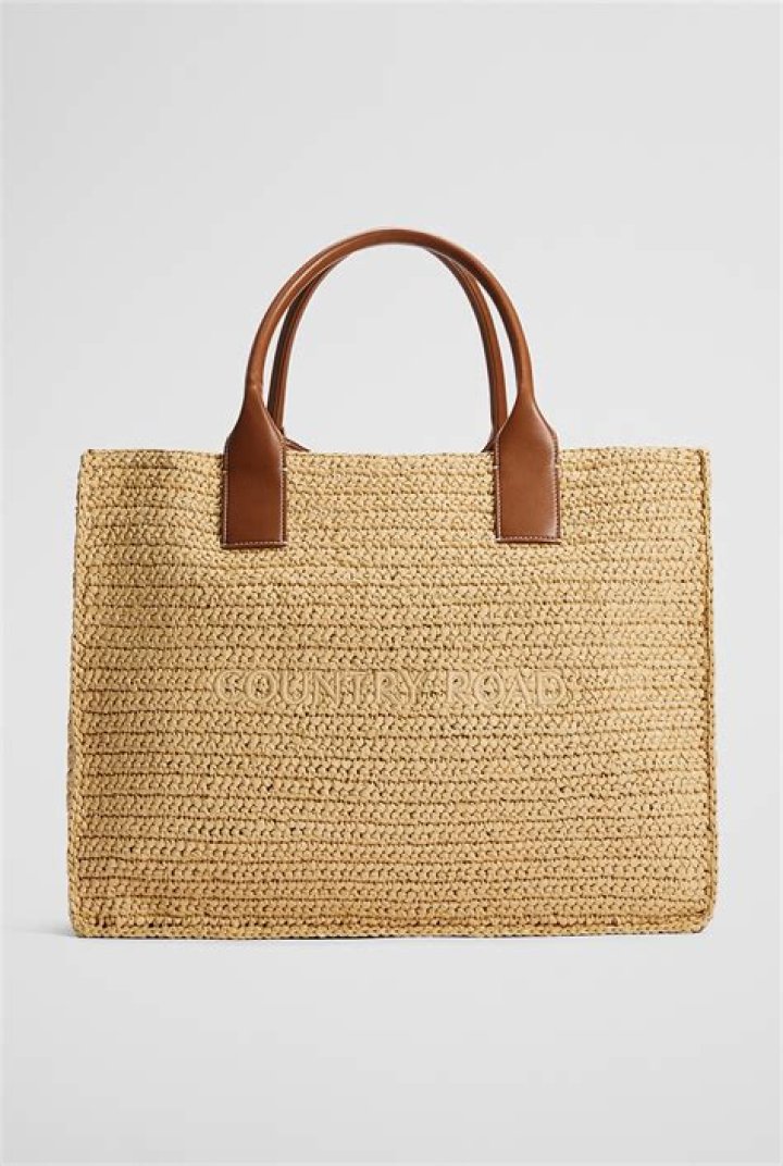 Large Straw Shopper Large Straw Shopper