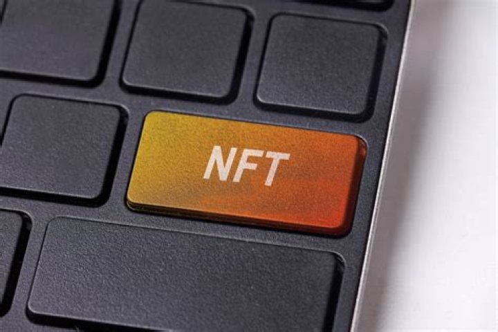 NFT button on a keyboard.