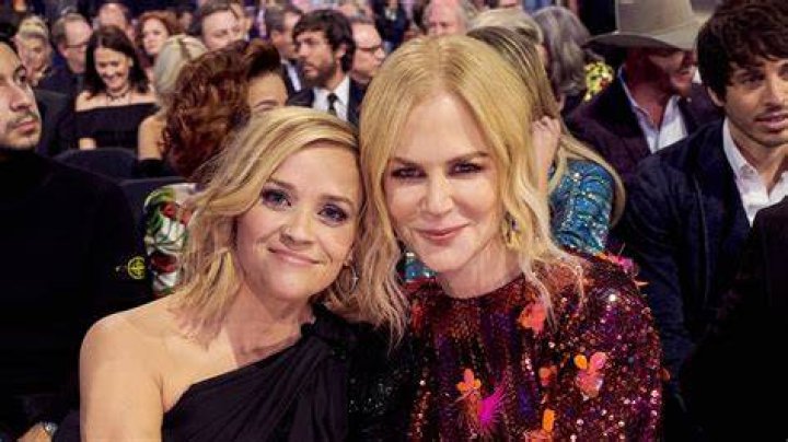 Nicole Kidman and Reese Witherspoon accept Big Little Lies Emmy