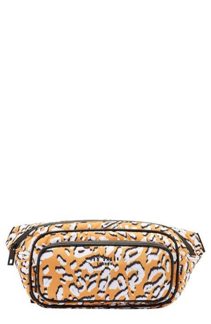 Niqila leopard-print puffer belt bag Niqila leopard-print puffer belt bag