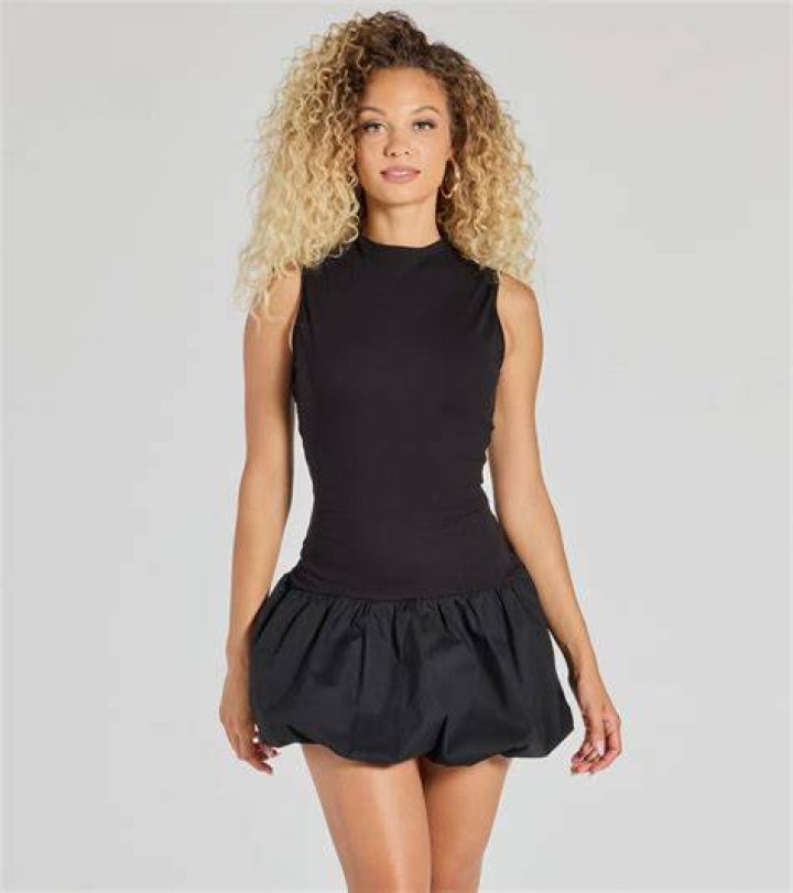 Open Back Bubble Dress Open Back Bubble Dress