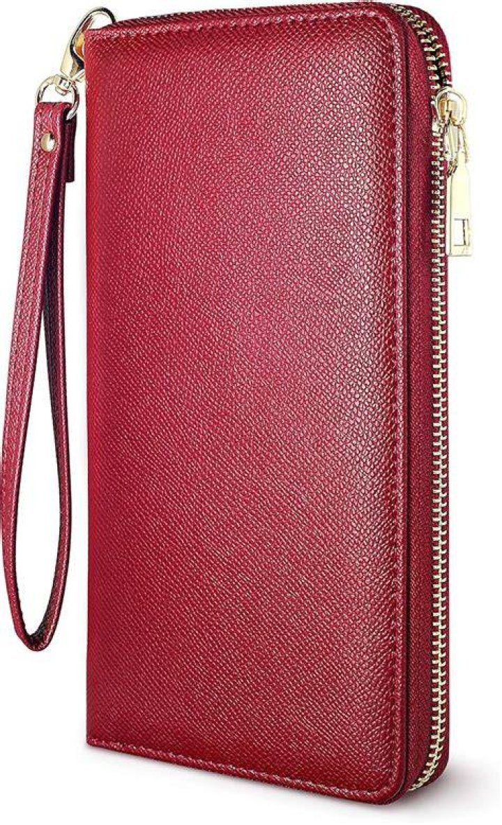 Red, Fashion accessory, Wallet, Coin purse, Rectangle, 