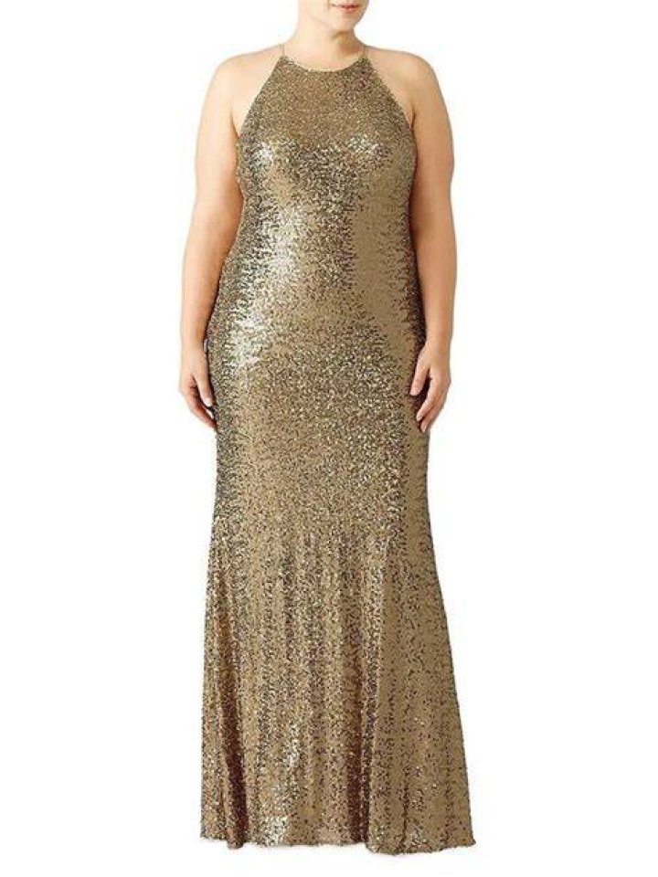 Round-Neck Gown Round-Neck Gown