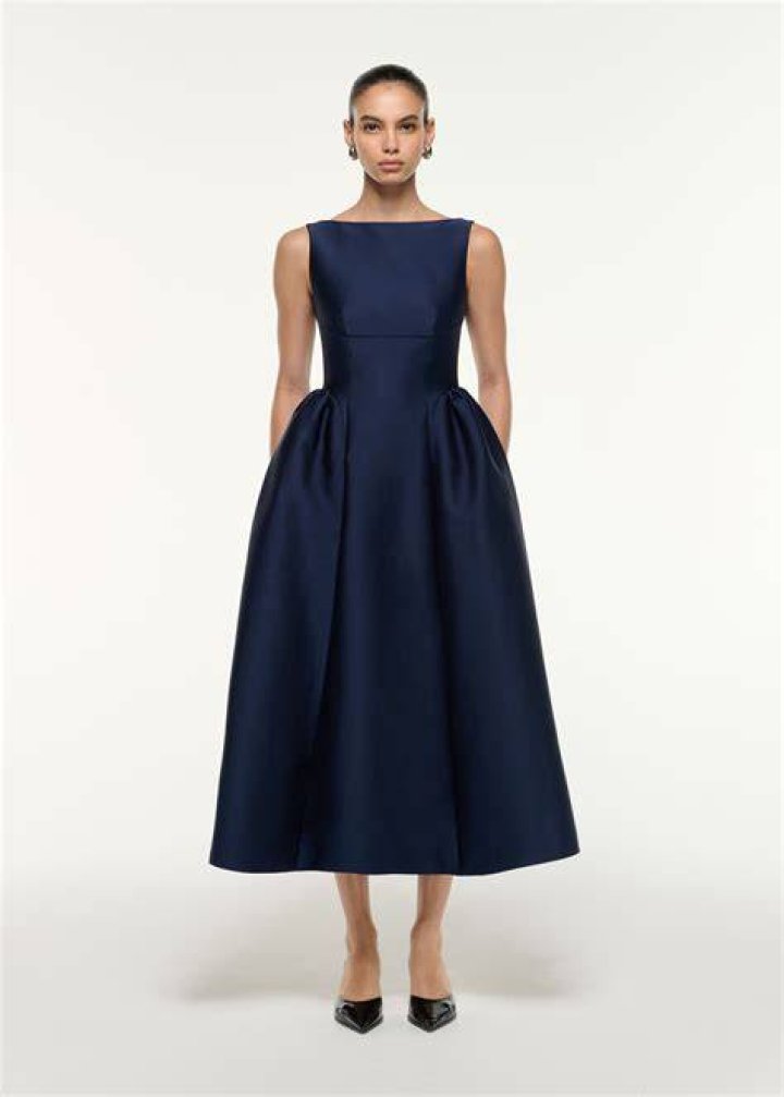 Taffeta Midi Dress Taffeta Midi Dress