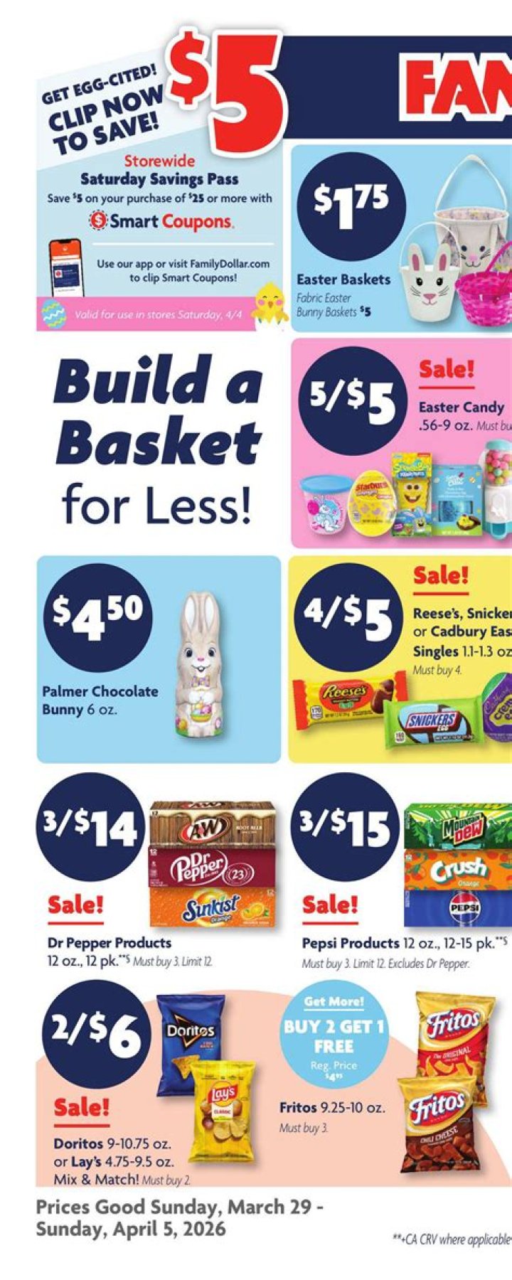 Weekly Deals (March 29- April 5)